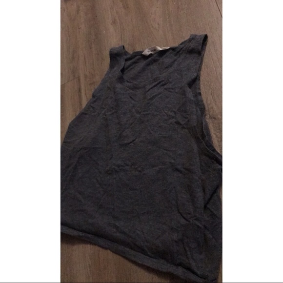 Dark grey tank top - Picture 2 of 3
